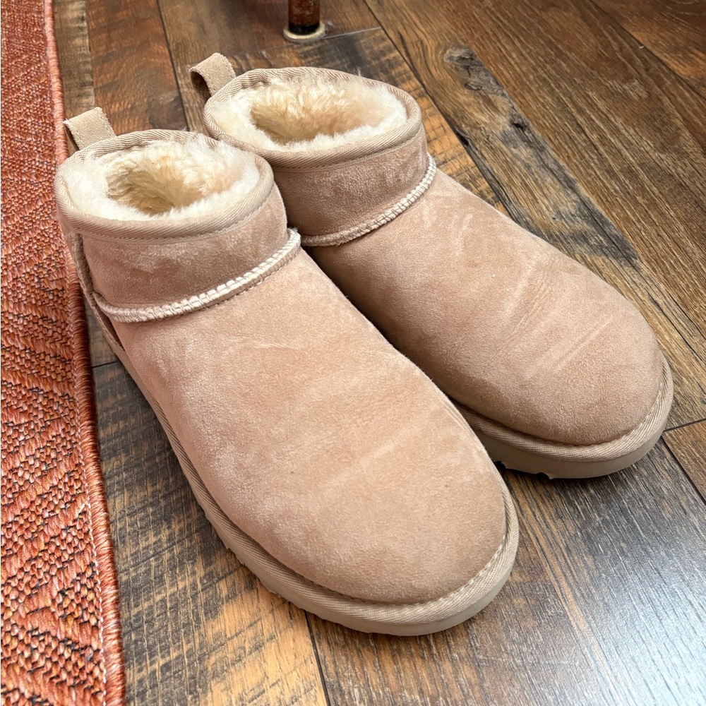 UGG Sand Classic Ultra Mini Boots